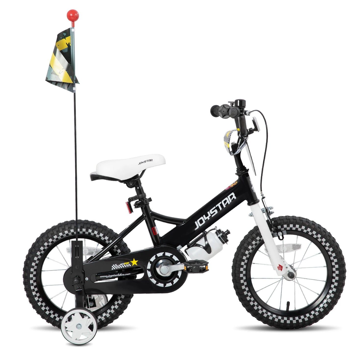 JOYSTAR Little Daisy Kids Bike for Girls Ages 2-7 Years, Bikes with Doll Bike Seat & Streamers,Bikes with Flag & Number Plate