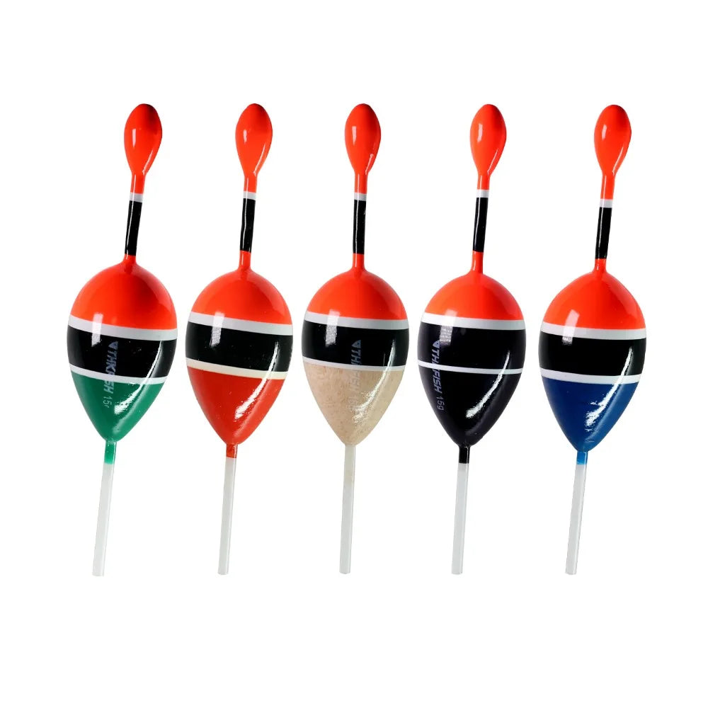5pcs Fishing Float Slip Bobbers Balsa Wood Fishing Buoys 5g 15g Floatage Freshwater Sea Fishing Floats Bobber For Carp