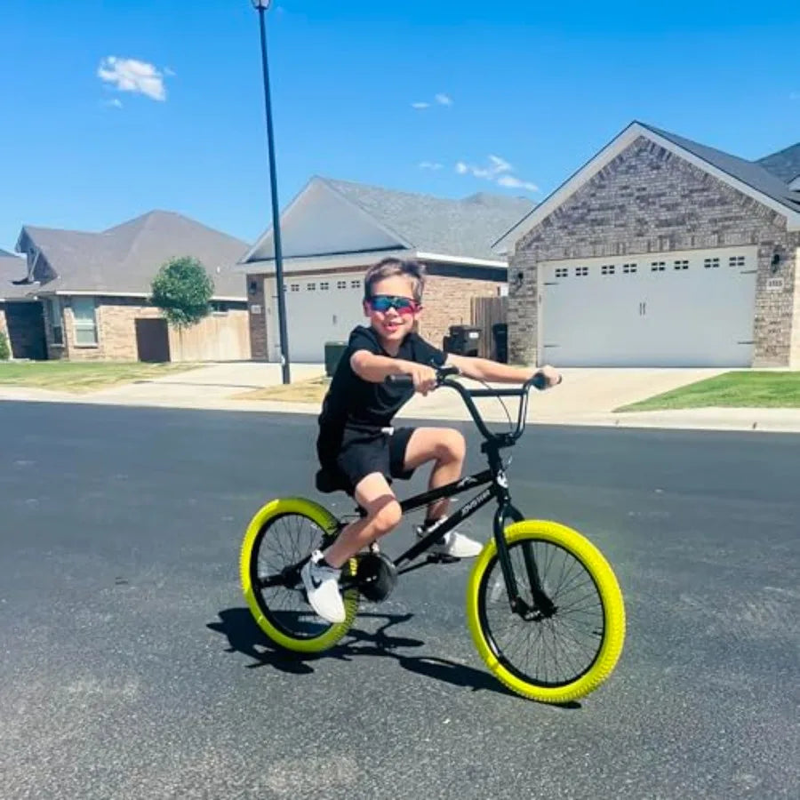 OLOEY Freestyle BMX Bikes For Beginners With 2 Pegs
