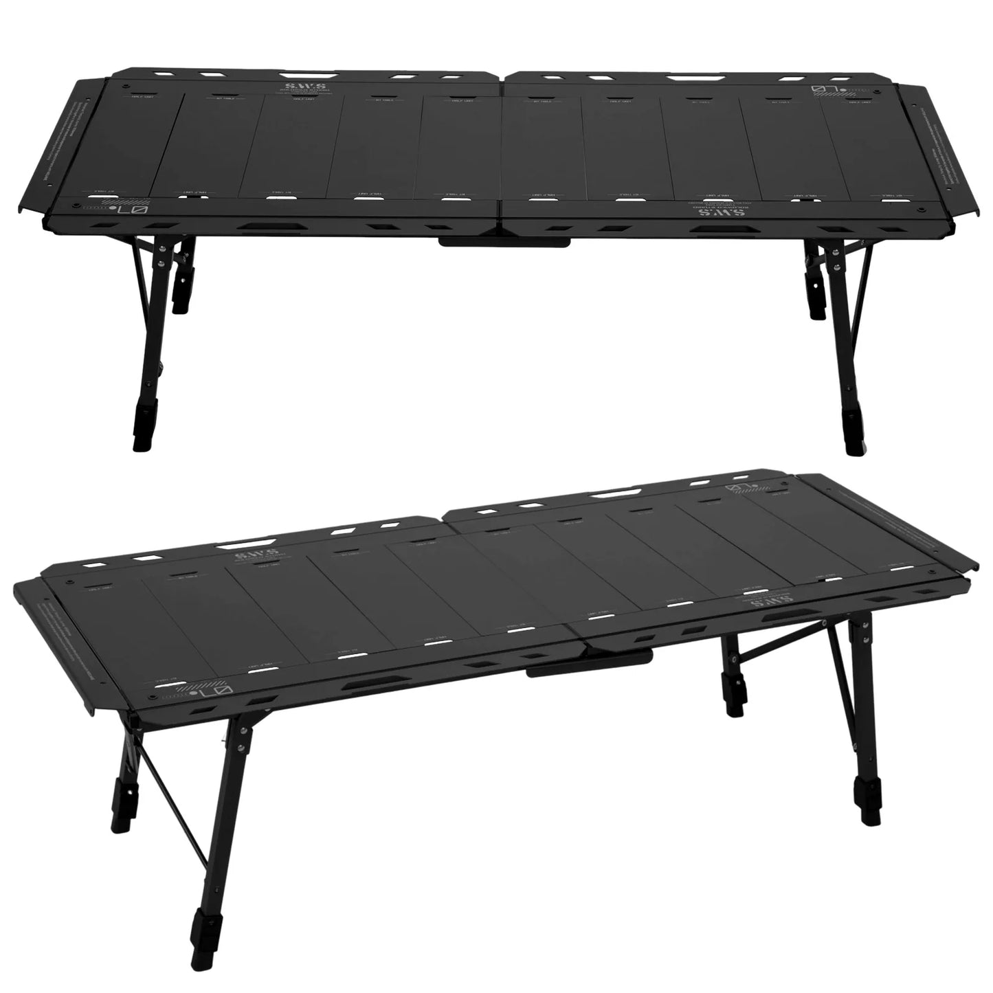 Foldable IGT Camping Table 120KG Load Capacity with Adjustable Height Leg with Carry Bag for Hiking Picnic Fishing Beach