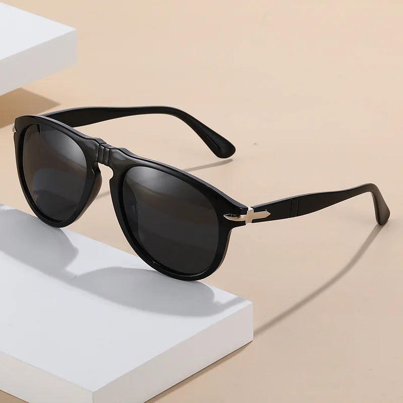 New Polarized Sunglasses Men Fashion Outdoor Camping Sports Driving Uv Resistant Glasses Women Retro Decorative Glasses Uv400