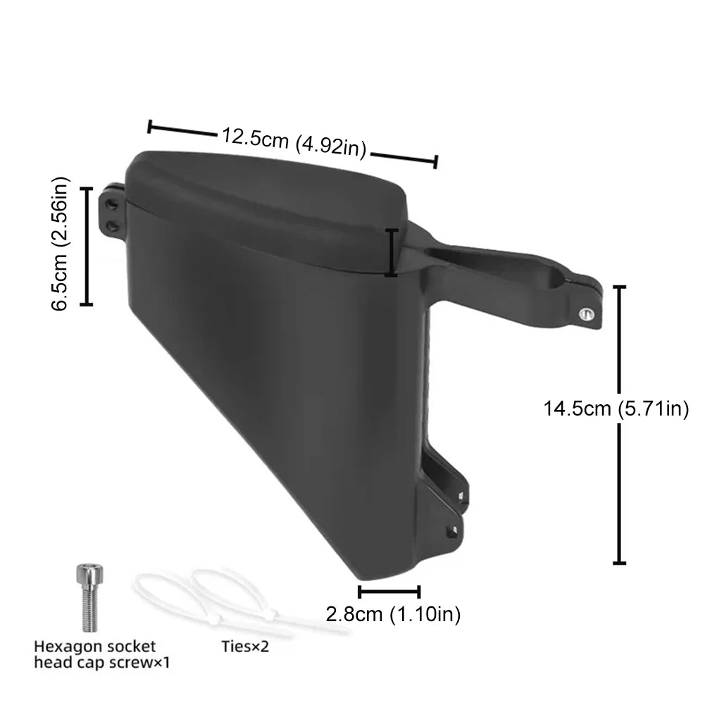 Road Bike Tail Bag Hard Shell Bike Teardrop Seatpost Bag Large Capacity Bike Seatpost Torpedo Saddle Bag Cycling Accessories