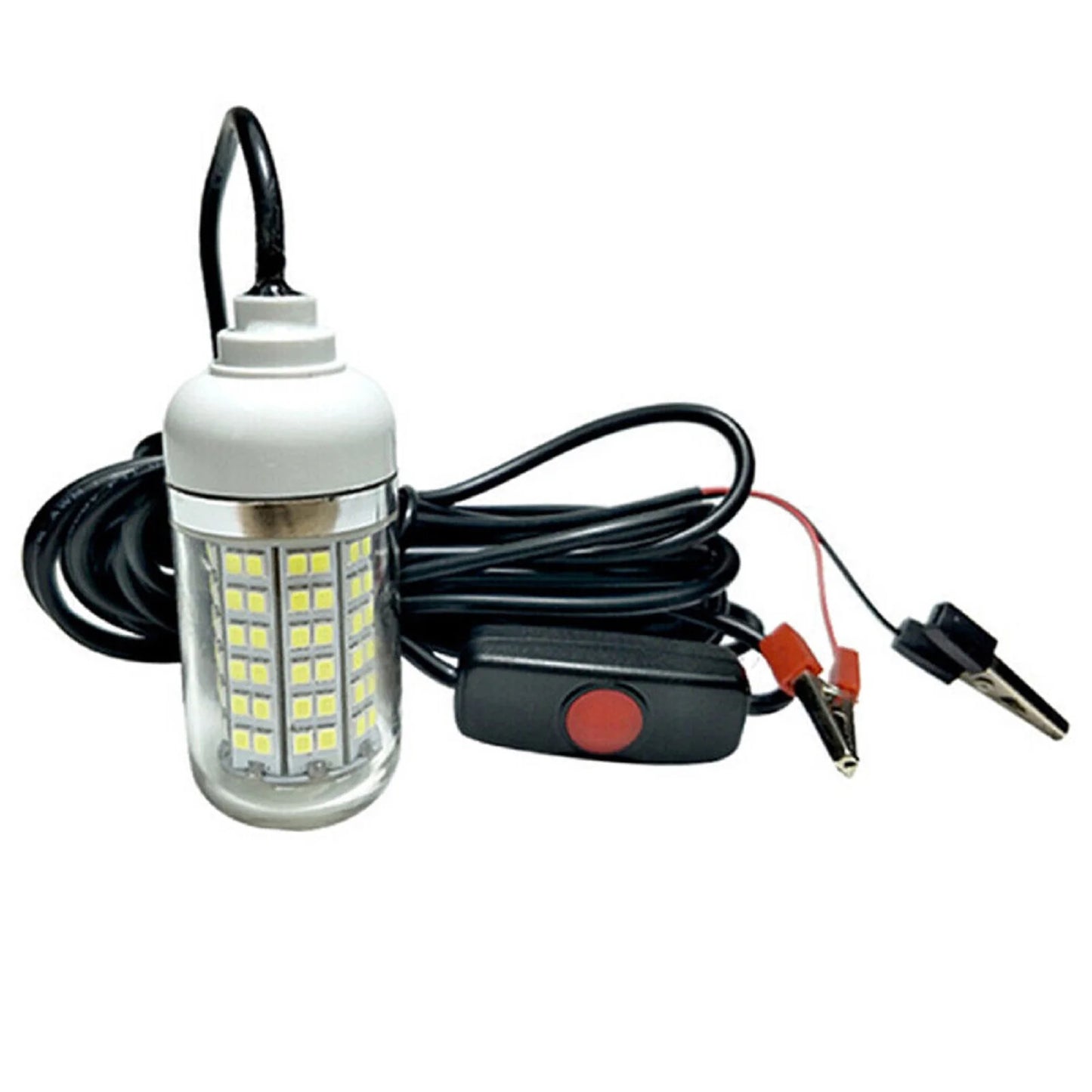 108 LEDs Night Fishing Light 12V-24V Ultra Bright Underwater LED Light Lamp Lure Bait Fish Finder Attracts Prawns Squid Krills
