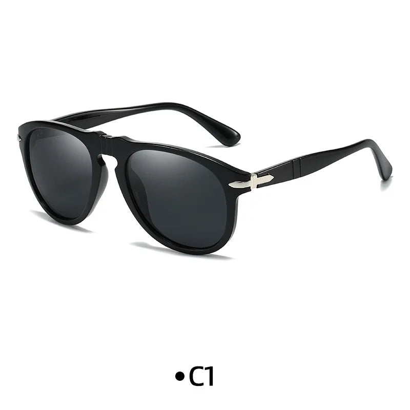 New Polarized Sunglasses Men Fashion Outdoor Camping Sports Driving Uv Resistant Glasses Women Retro Decorative Glasses Uv400