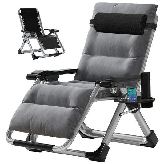 Zero Gravity Chair,Premium Outdoor Lawn Folding Lounge Chairs,Sturdy Adjustable Reclining Patio Chairs with, Customized