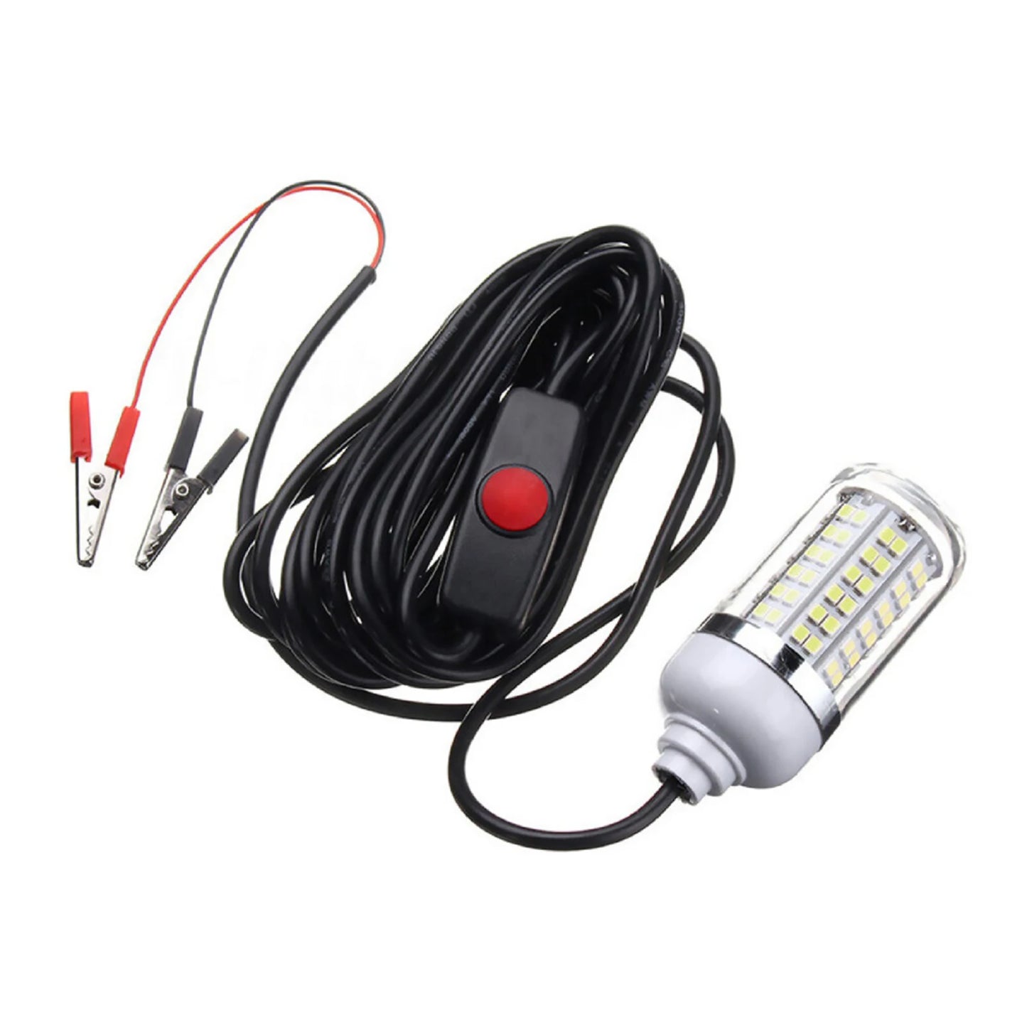 108 LEDs Night Fishing Light 12V-24V Ultra Bright Underwater LED Light Lamp Lure Bait Fish Finder Attracts Prawns Squid Krills
