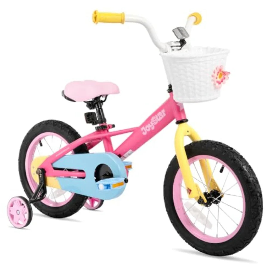 OLOEY Girls Bike With Training Wheels For Kids