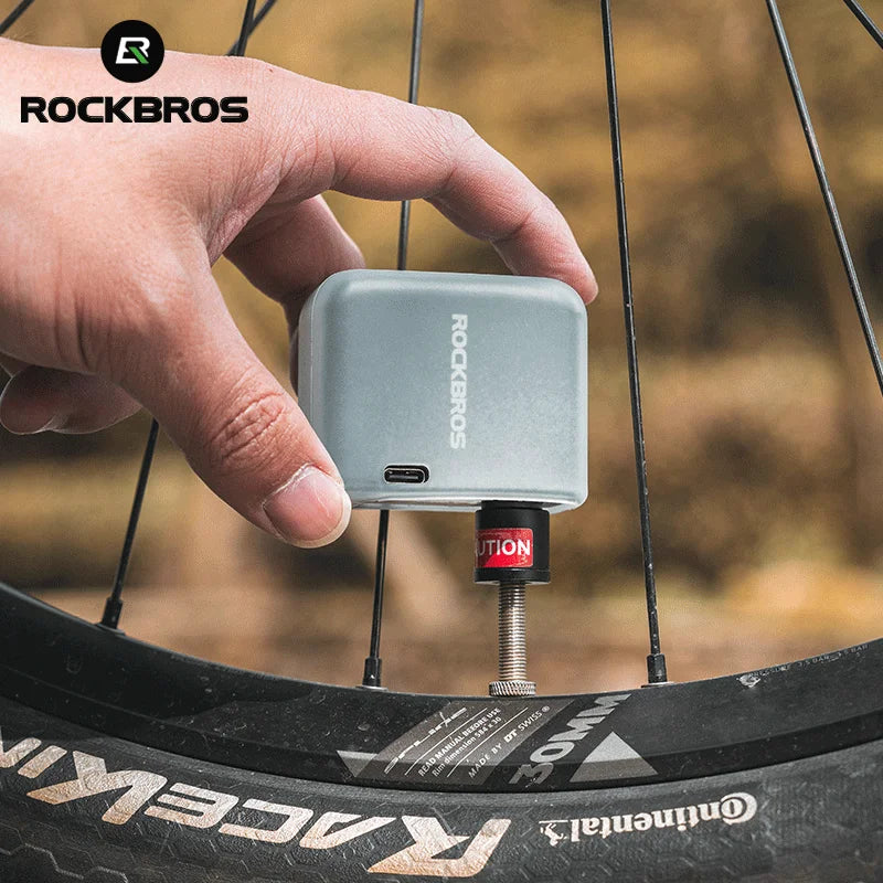 ROCKBROS Mini Portable High-Pressure Electric Air Pump For Bikes