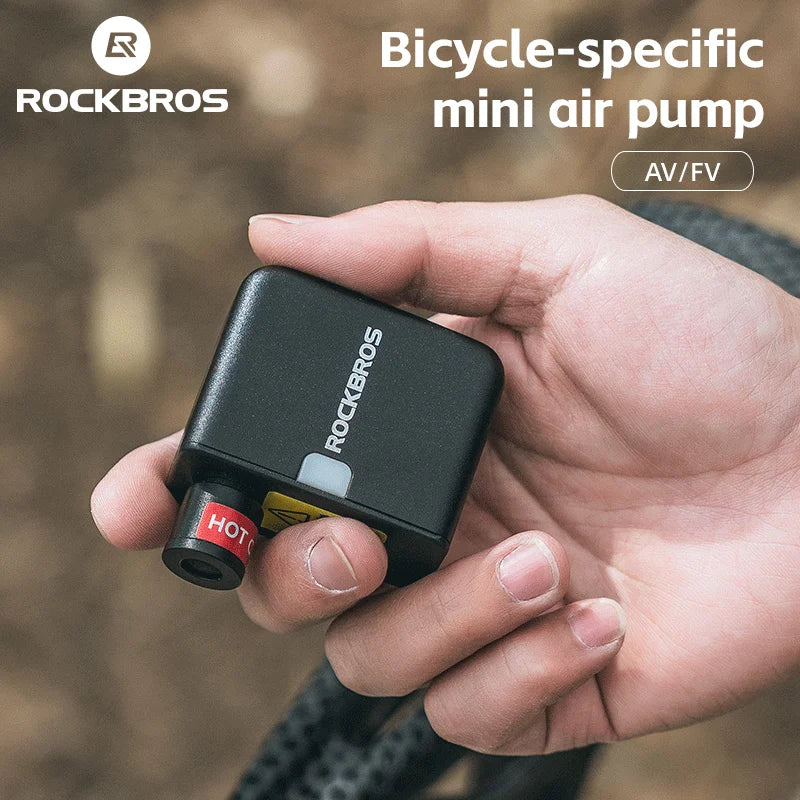 ROCKBROS Mini Portable High-Pressure Electric Air Pump For Bikes