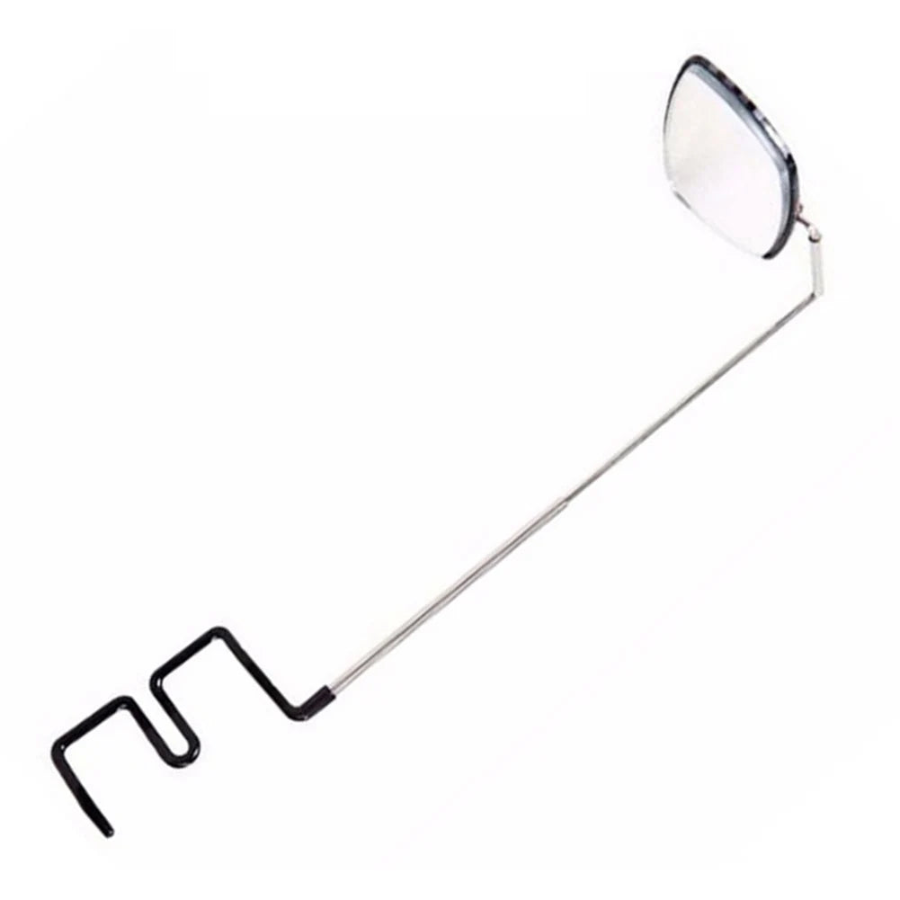 Bike Stainless Steel Bicycle Cycling Horse Riding Glass Mirror 360 Adjustment Rear View Mount Mirror Helmet Eyeglass Rear View