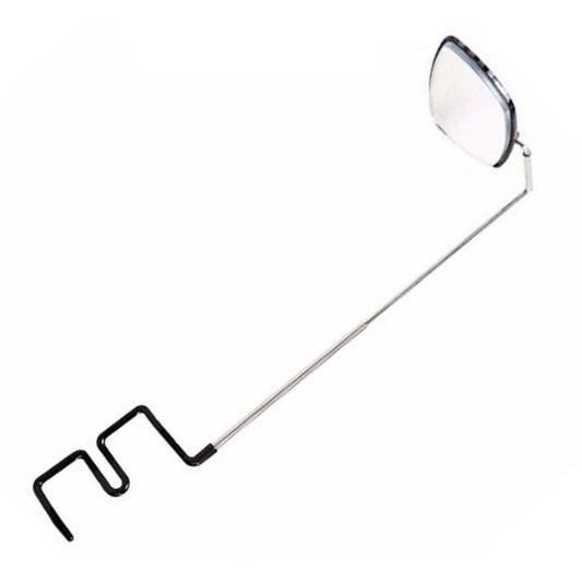 Bike Stainless Steel Bicycle Cycling Horse Riding Glass Mirror 360 Adjustment Rear View Mount Mirror Helmet Eyeglass Rear View