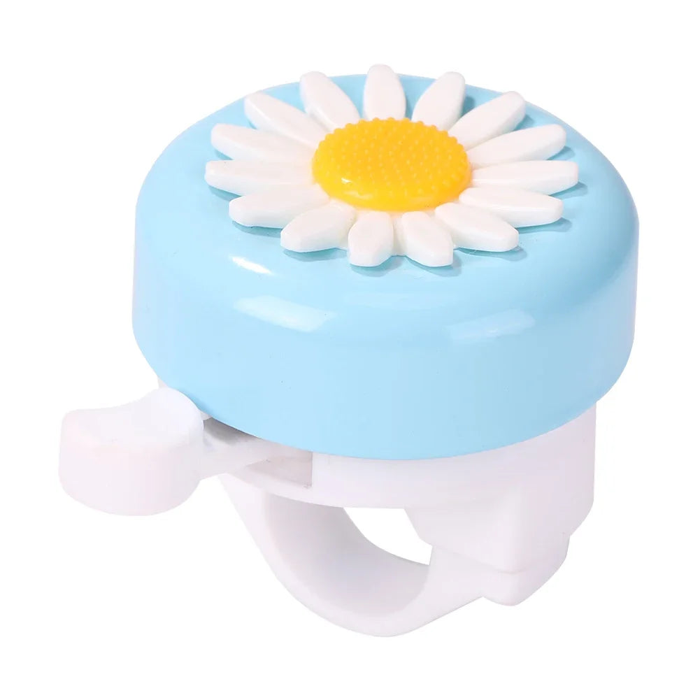 Kids Bicycle Bell Handlebars Boys Girls Cycling Ring Riding Alarm Horns Bike Daisy Flower Safety Warning Cycling Accessories
