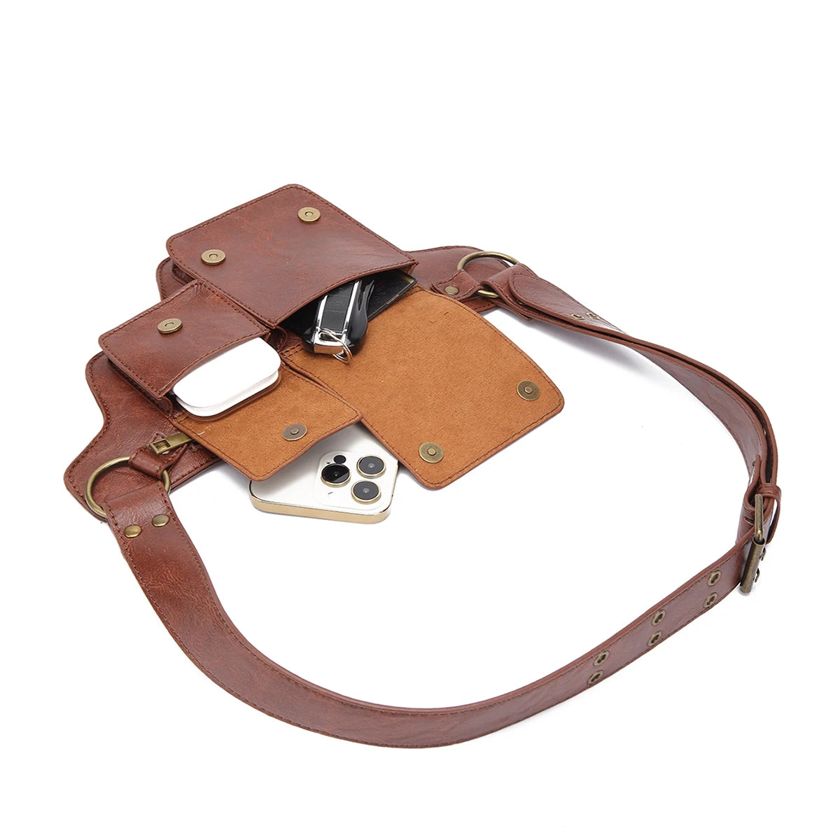 Versatile Outdoor Waist Bag Adjustable Strap Multi Pocket Hip Pack Hiking Camping Travel Daily Use Unisex Casual Storage Pouch