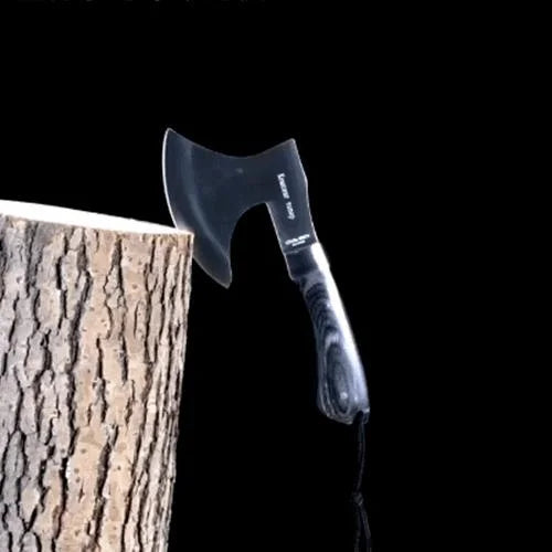 8.7" SURVIVAL TOMAHAWK THROWING AXE GUT HOOK Combat Tactical Hunting Hatchet Ax