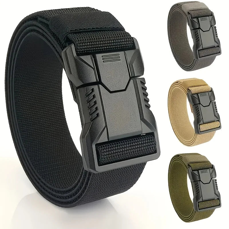 Men's multi-purpose belt with quick release buckle - suitable for outdoor sports, training, and mountaineering, perfect gift2026