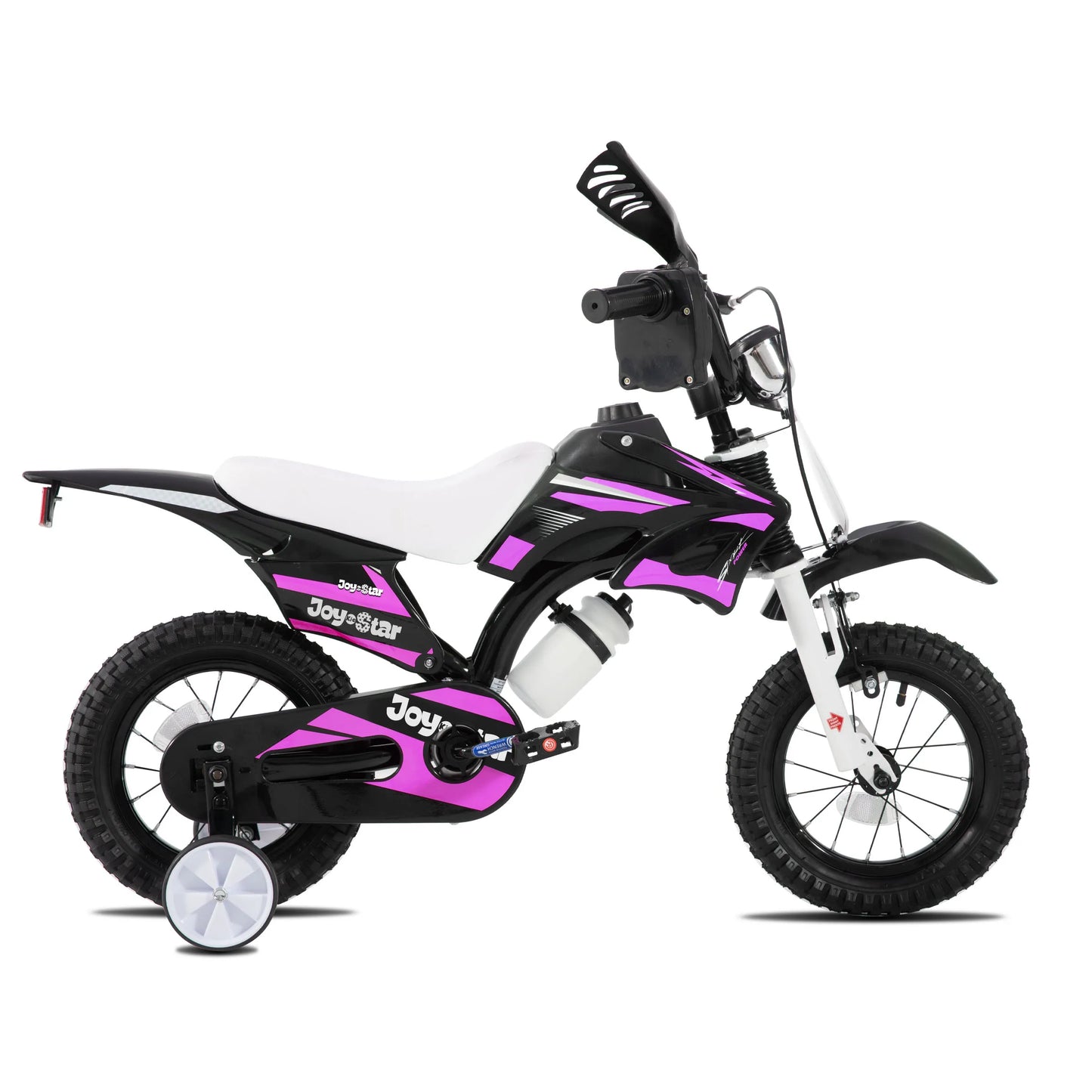 JOYSTAR Kids Bike With Training Wheels And Number Plate