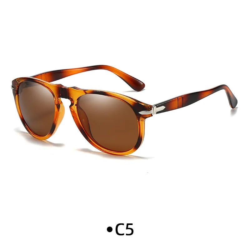New Polarized Sunglasses Men Fashion Outdoor Camping Sports Driving Uv Resistant Glasses Women Retro Decorative Glasses Uv400