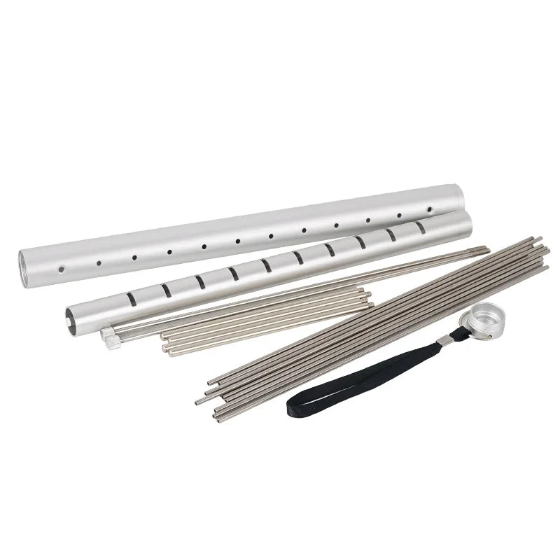 Portable Foldable Stainless Steel Camping Grill Rack Collapsible Outdoor Campfire Grill for Backpacking Hiking