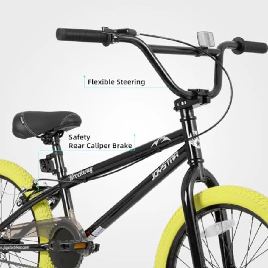 OLOEY Freestyle BMX Bikes For Beginners With 2 Pegs