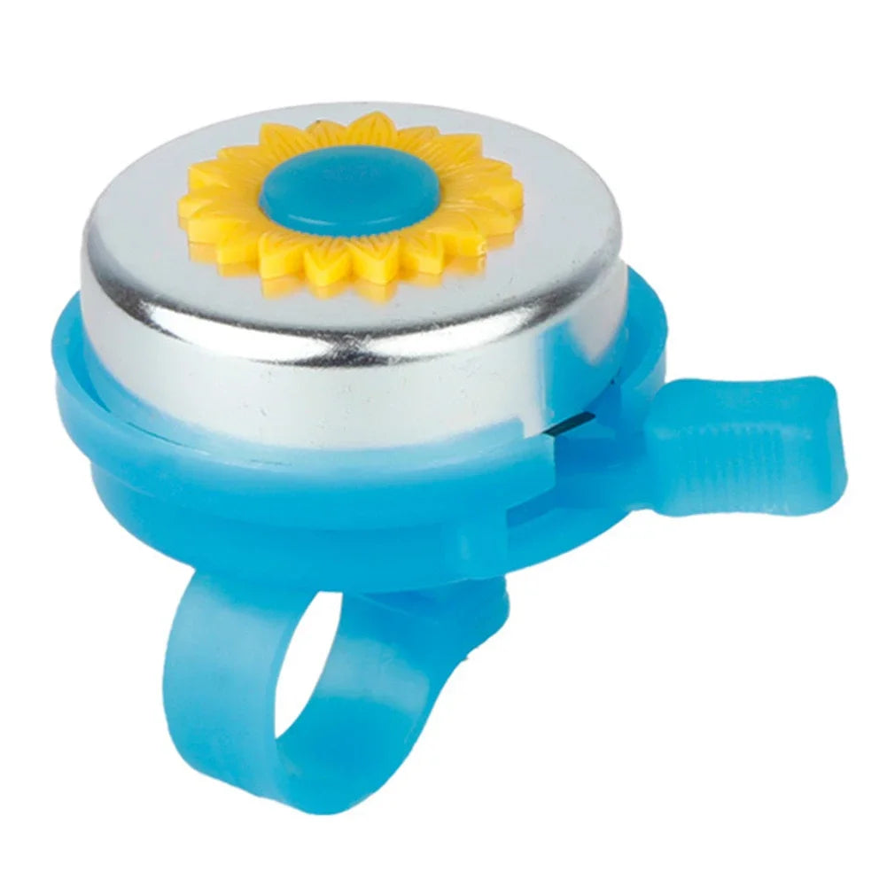 Kids Bicycle Bell Handlebars Boys Girls Cycling Ring Riding Alarm Horns Bike Daisy Flower Safety Warning Cycling Accessories