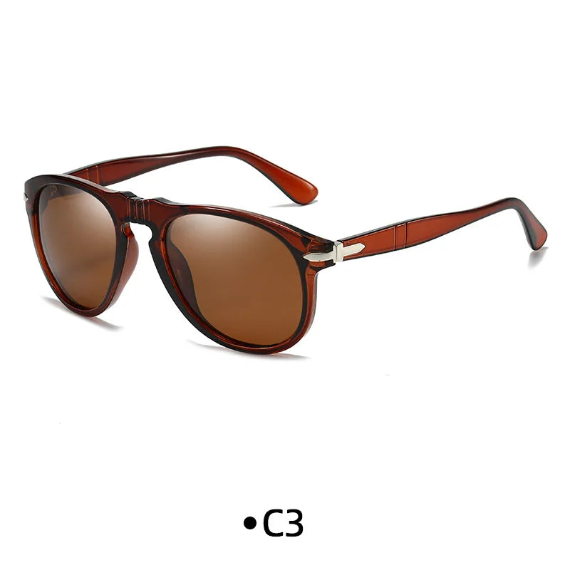 New Polarized Sunglasses Men Fashion Outdoor Camping Sports Driving Uv Resistant Glasses Women Retro Decorative Glasses Uv400