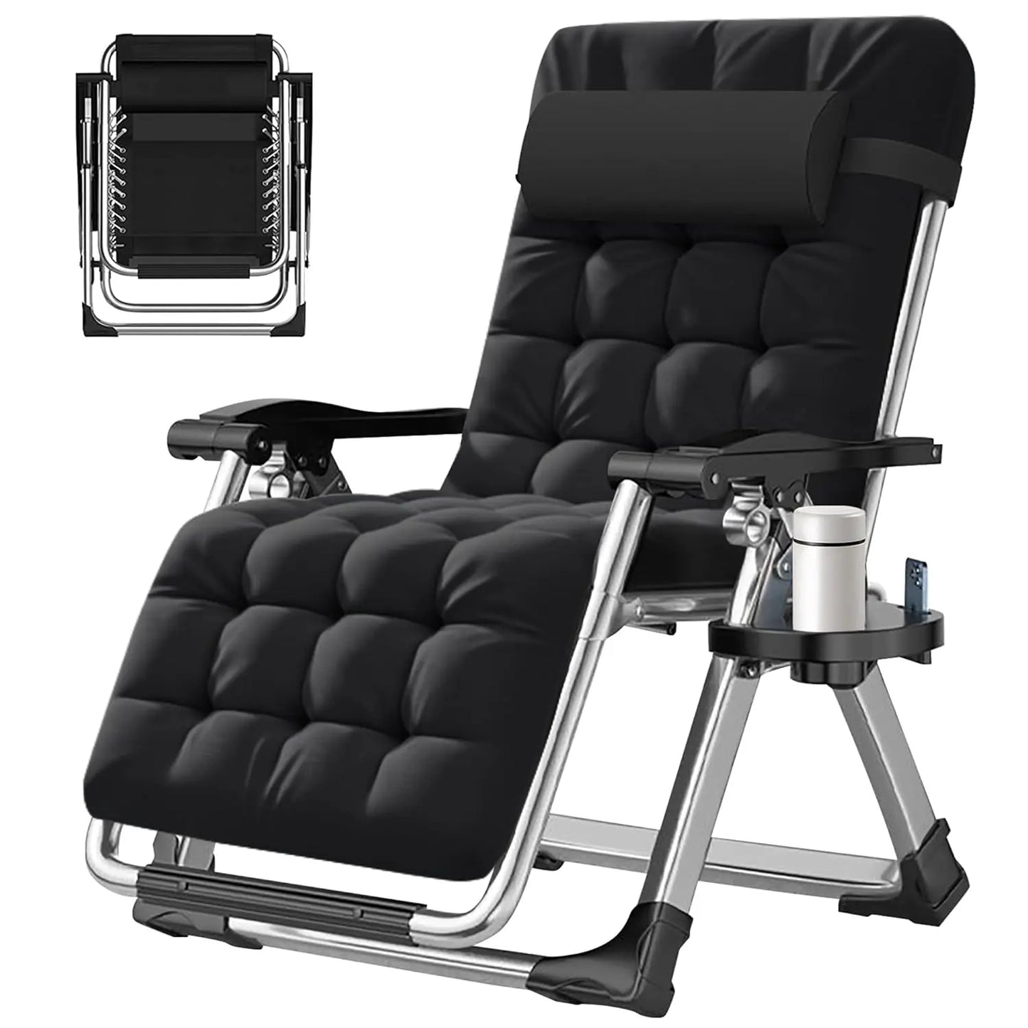 Zero Gravity Chair,Premium Outdoor Lawn Folding Lounge Chairs,Sturdy Adjustable Reclining Patio Chairs with, Customized