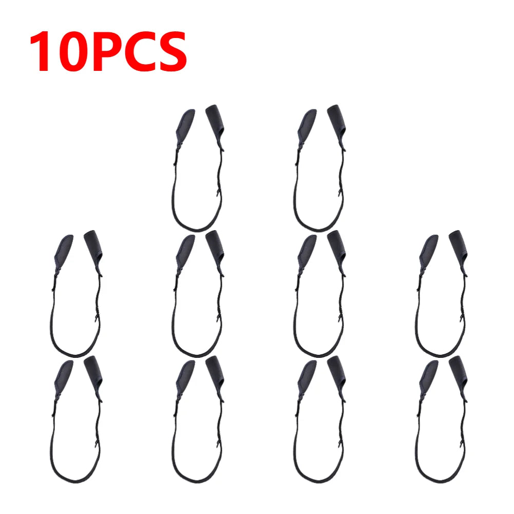 1-10PCS Fishing Rod Protection Sleeves Luya Bundle Rod Belt Adjustable Fishing Rod Sleeves Cover Strap Rod Organizer Fish Tool
