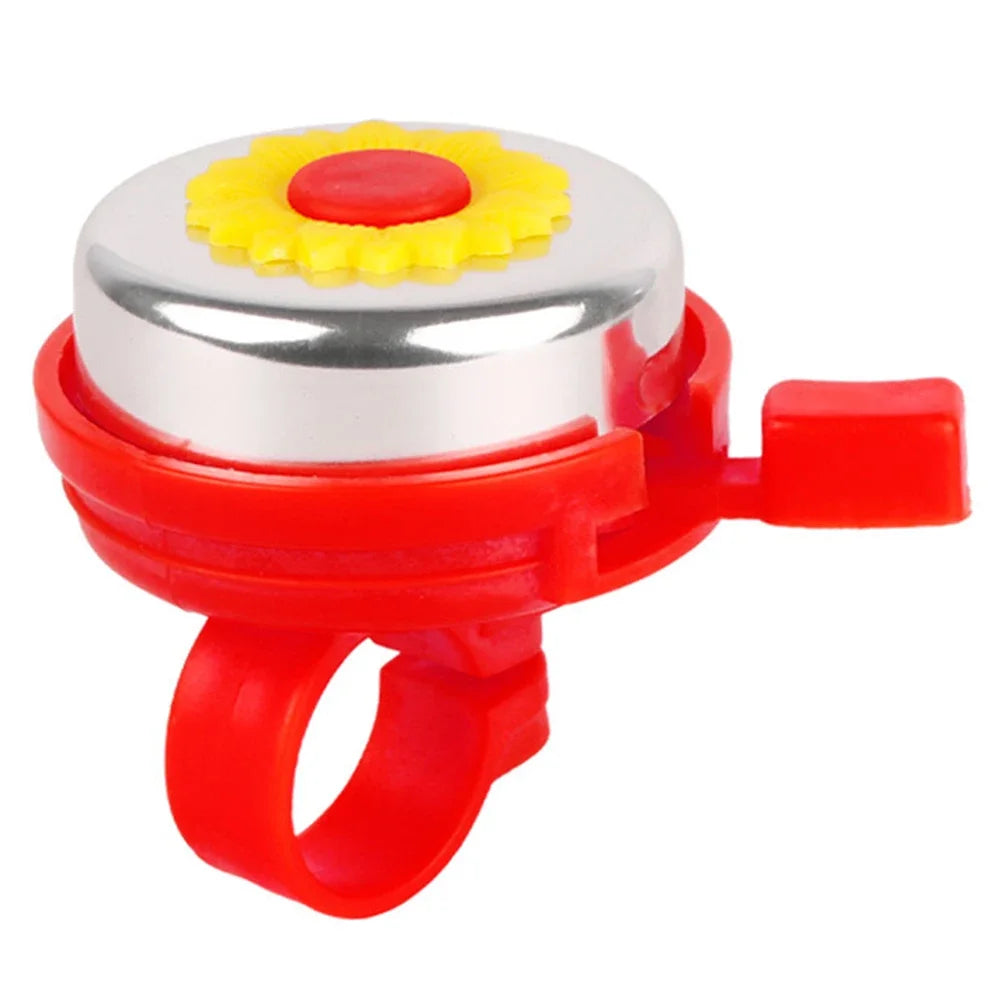 Kids Bicycle Bell Handlebars Boys Girls Cycling Ring Riding Alarm Horns Bike Daisy Flower Safety Warning Cycling Accessories