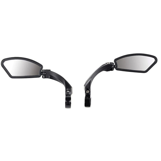 Bicycle Rearview Mirror Right/Left Wide Range Rearview Mirror HD Glass Lens Adjustable Angle Reflector Cycling Wide Range Mirror