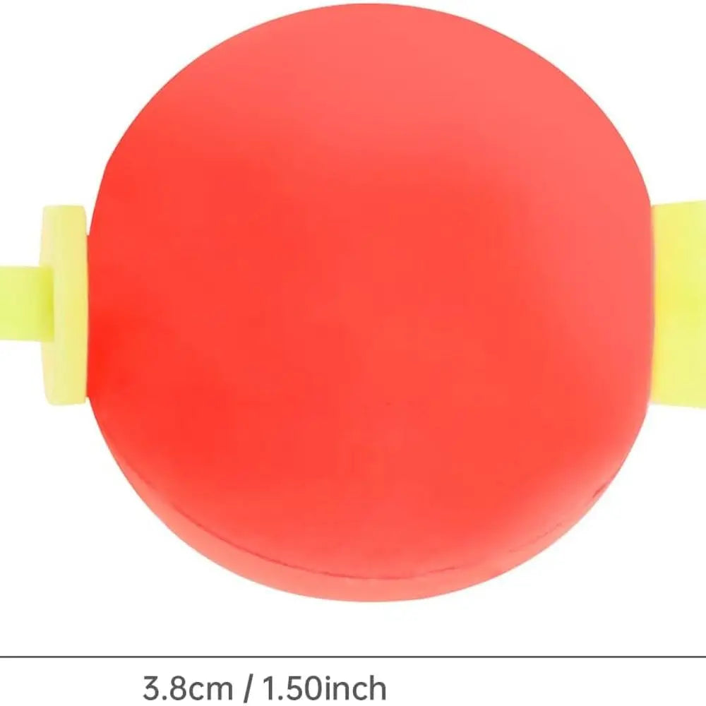10pcs EVA Foam Fishing Bobbers with Snap-On Push Button, Round Floats Set, 0.98 Diameter