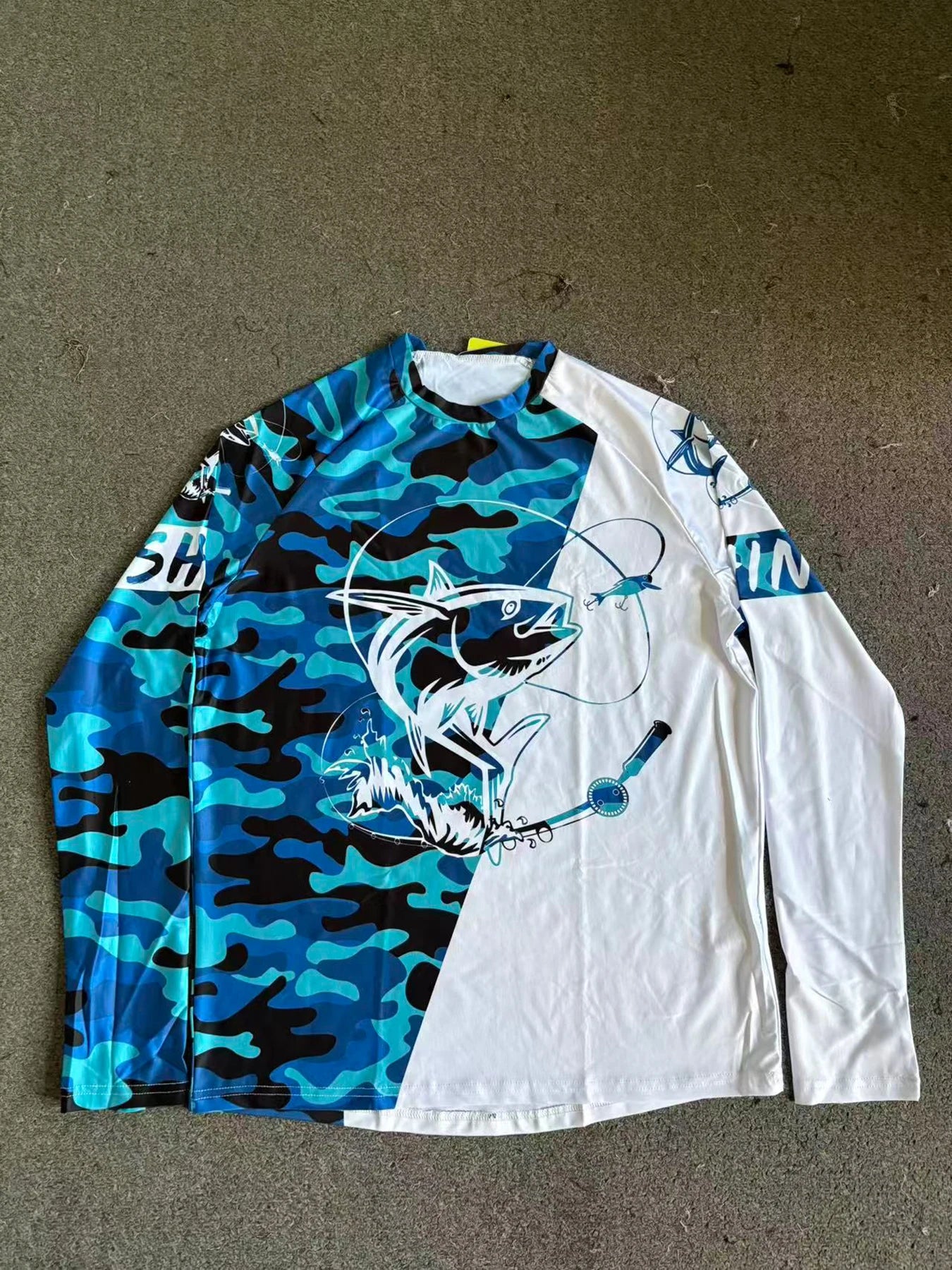 Fishing Wear Sailing Shirt Men Long Sleeve Sun Protection Hunting Jersey Camisa De Pesca Performance Fish Gear Beach Tops Wear