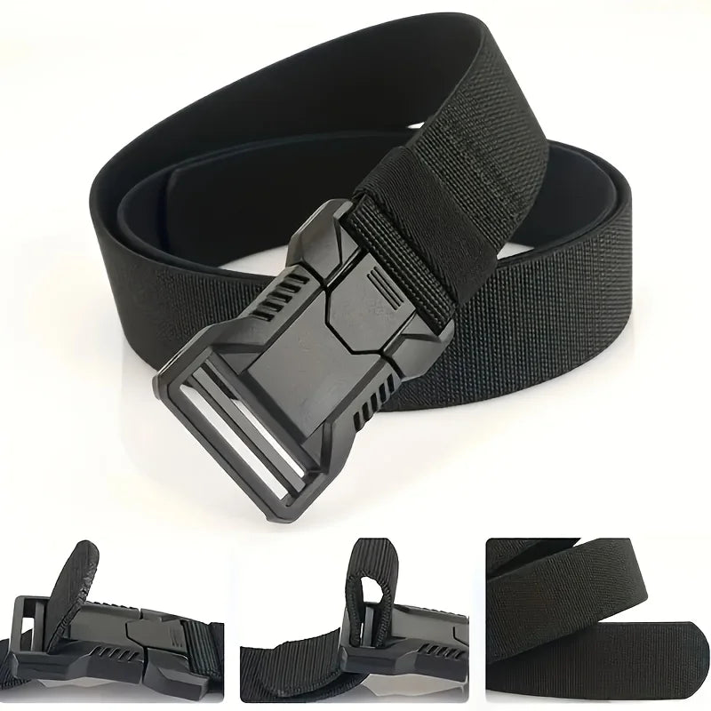 Men's multi-purpose belt with quick release buckle - suitable for outdoor sports, training, and mountaineering, perfect gift2026