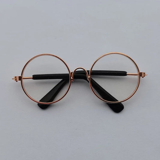 Dog Sunglasses Pet Cat Products Vintage Round Heart Puppy Kitty Headwear Eye Wear Photo Props Decor for Dogs Eyewear Glasses