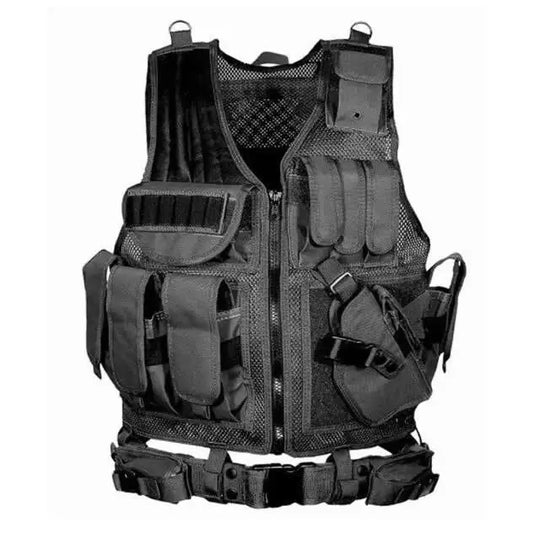 Molle Tactical Vest Adjustable For Security Airsoft CS War Games