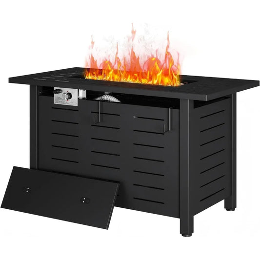 Propane Gas Fire Pit Table 50,000 BTU Outdoor