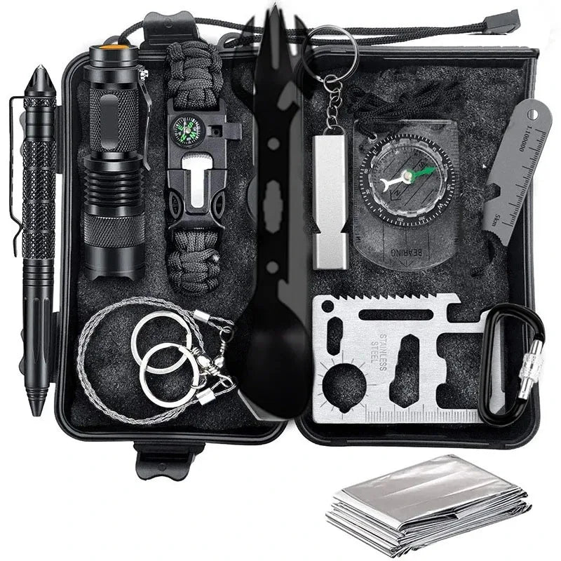 Car Survival First Aid Kit For Outdoor Camping And Hiking