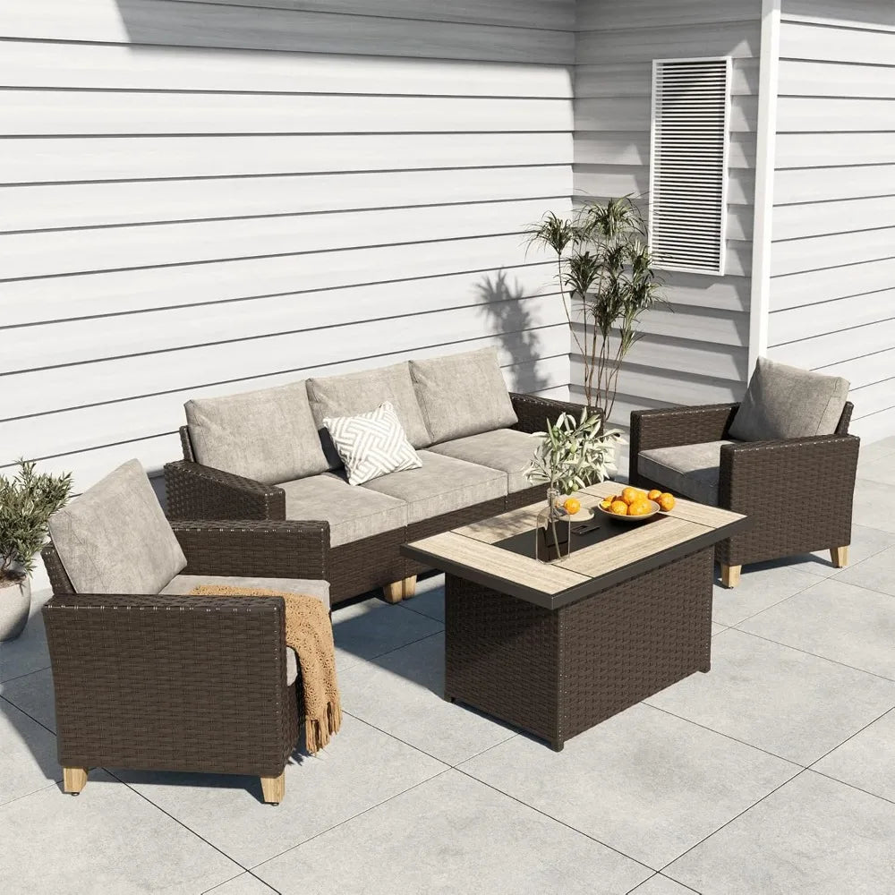 Grand Patio CSA Safety Approved Gas Fire Pit Table 50000 BTU Propane Outdoor