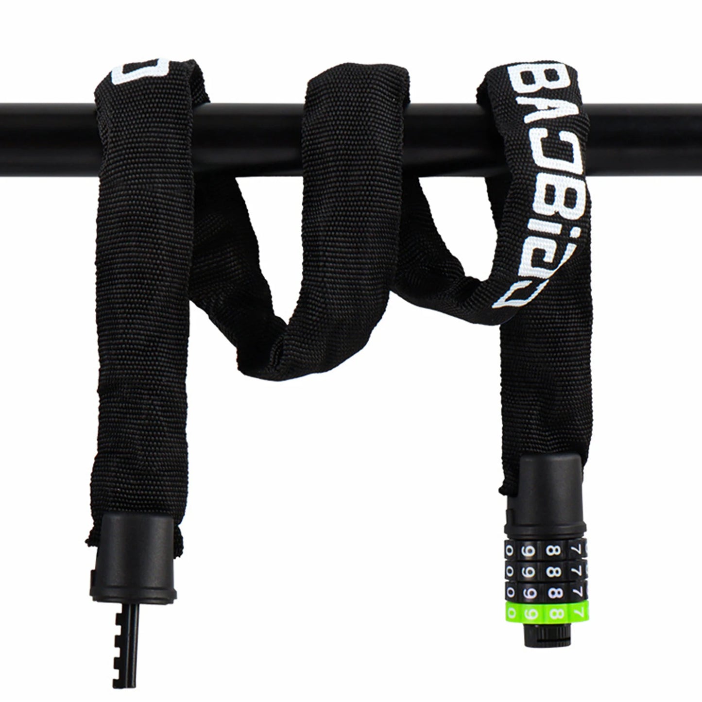 Heavy Duty Anti Cut Bicycle Lock with Password Braided Steel Cable Rustproof Waterproof Bike Chain Lock for Cycling Outdoor