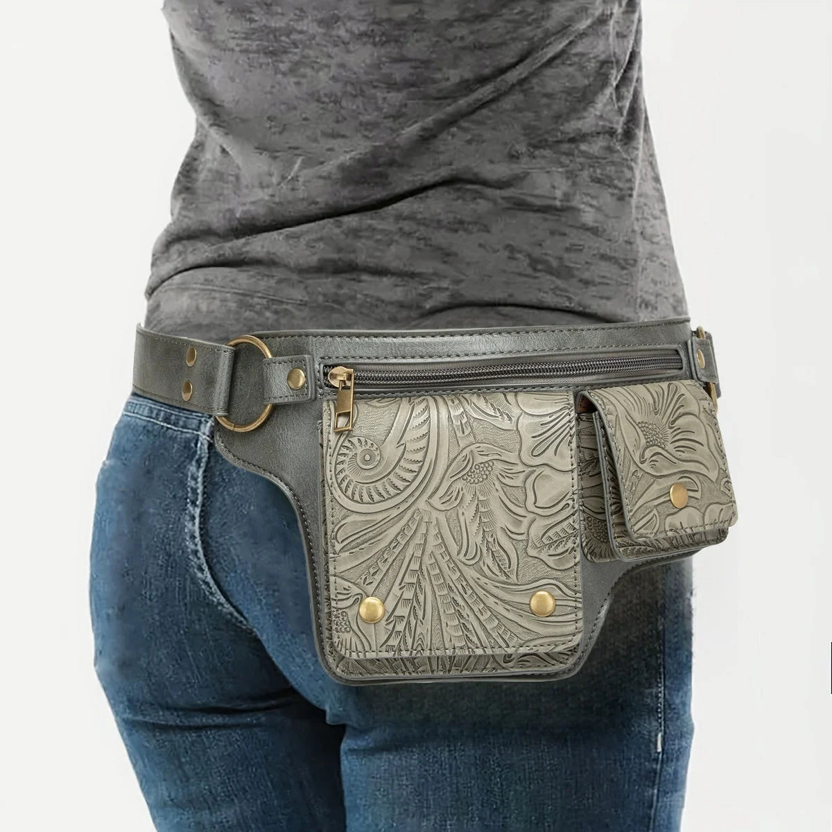 Versatile Outdoor Waist Bag Adjustable Strap Multi Pocket Hip Pack Hiking Camping Travel Daily Use Unisex Casual Storage Pouch