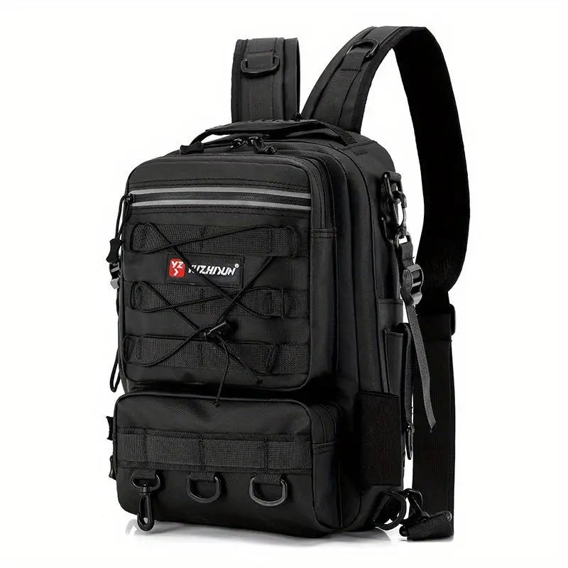 Lure bag multi-functional backpack large capacity wear-resistant waterproof hanging position rich outdoor equipment fishing bag