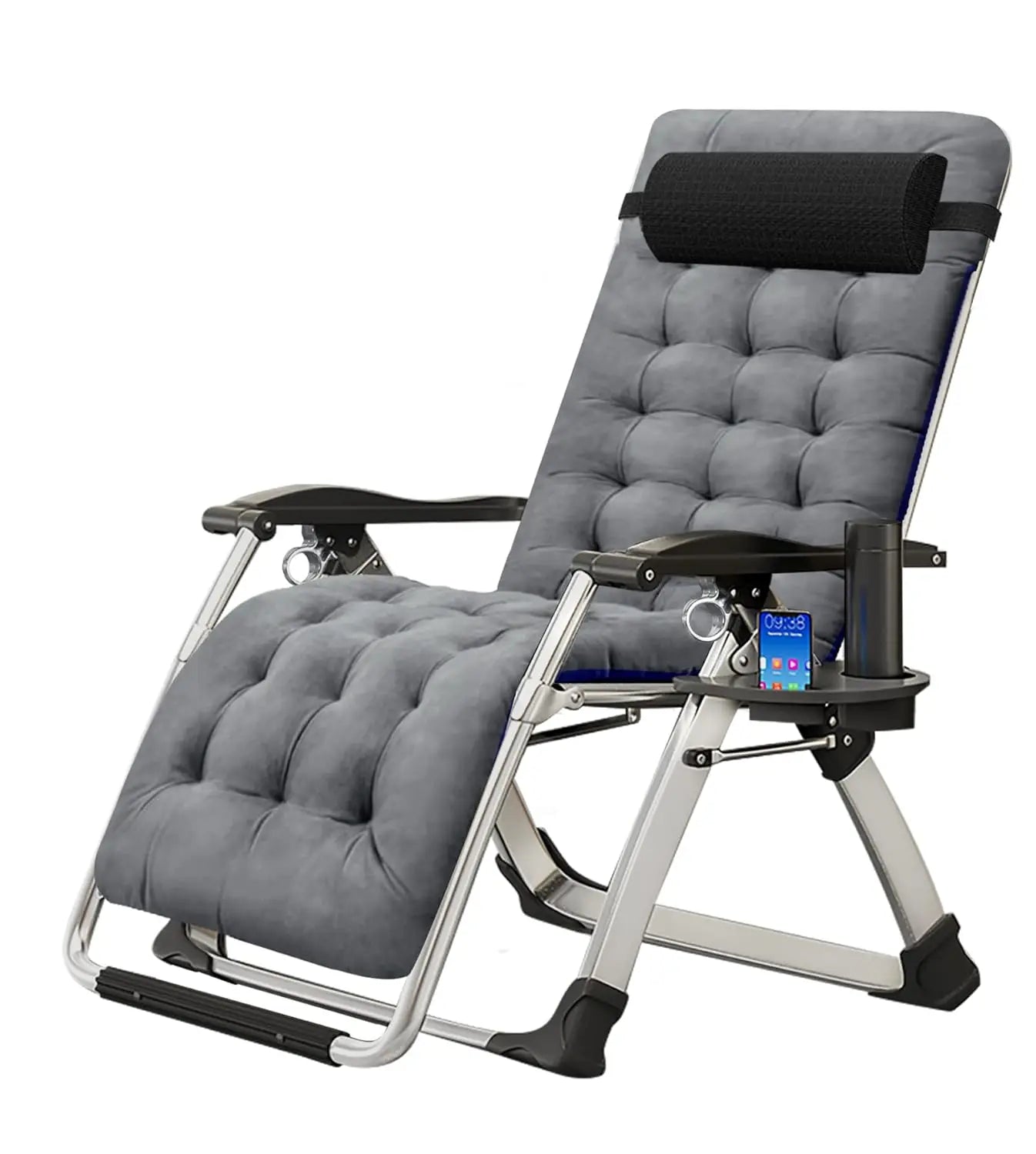 Zero Gravity Chair,Premium Outdoor Lawn Folding Lounge Chairs,Sturdy Adjustable Reclining Patio Chairs with, Customized