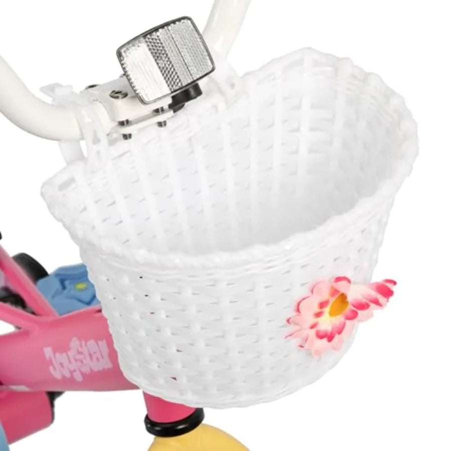 OLOEY Girls Bike With Training Wheels For Kids