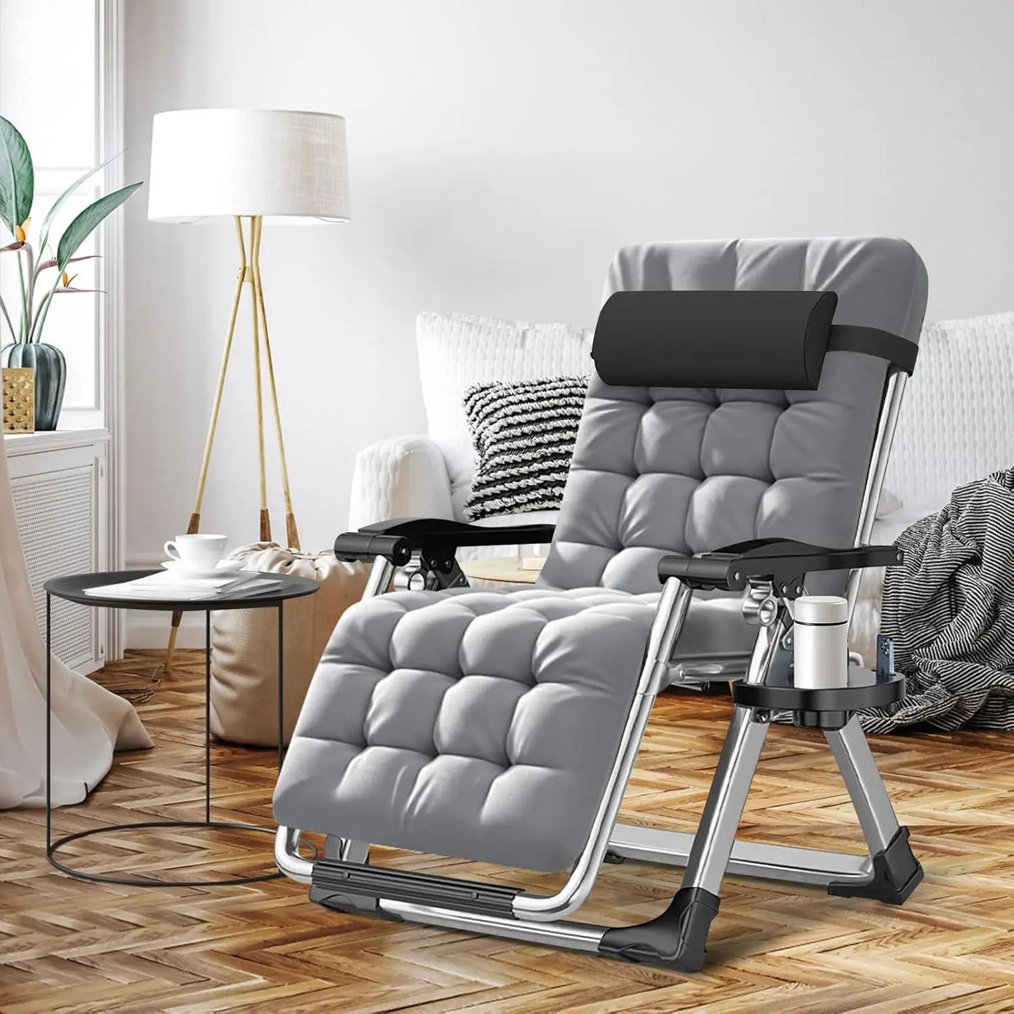 Zero Gravity Chair,Premium Outdoor Lawn Folding Lounge Chairs,Sturdy Adjustable Reclining Patio Chairs with, Customized