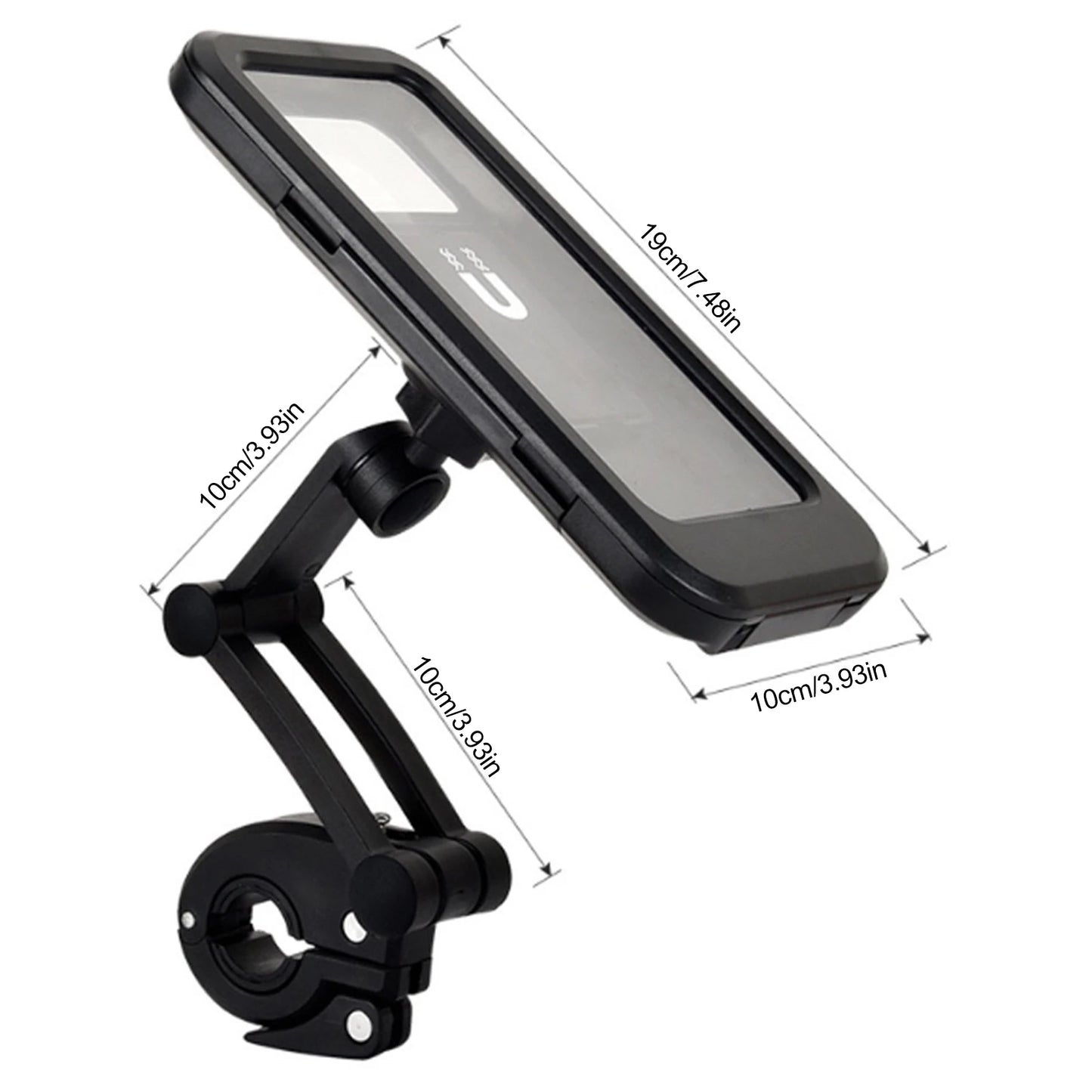 Waterproof MagSafe Phone Mount for Motorcycle Bike Electric Scooter with Universal Holder and Navigation Case