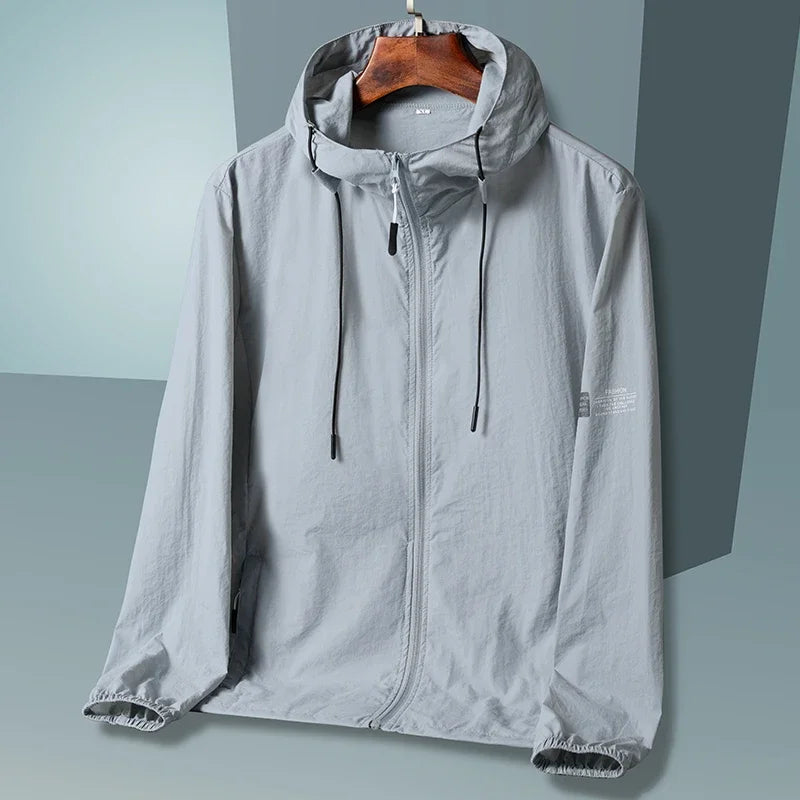2025 Summer Hooded Jacket Men Women Sun Protection Clothing Fishing Hunting Clothes Quick Dry Skin Windbreaker