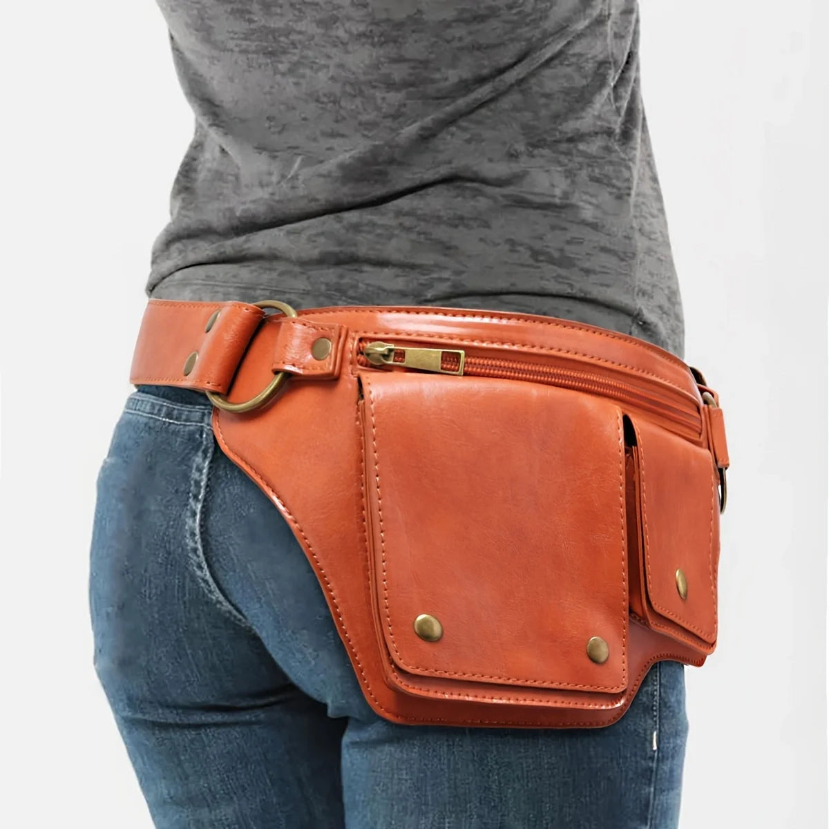Versatile Outdoor Waist Bag Adjustable Strap Multi Pocket Hip Pack Hiking Camping Travel Daily Use Unisex Casual Storage Pouch