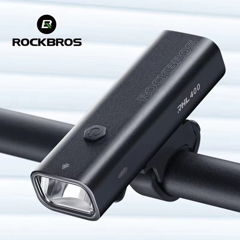 ROCKBROS Bicycle Light Rainproof Type-C Charging LED 2000mAh MTB Road Bike Front Lamp Headlight Ultralight Flashlight Bike Light
