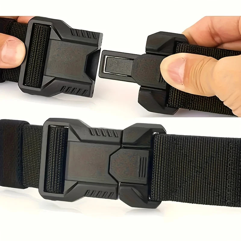 Men's multi-purpose belt with quick release buckle - suitable for outdoor sports, training, and mountaineering, perfect gift2026