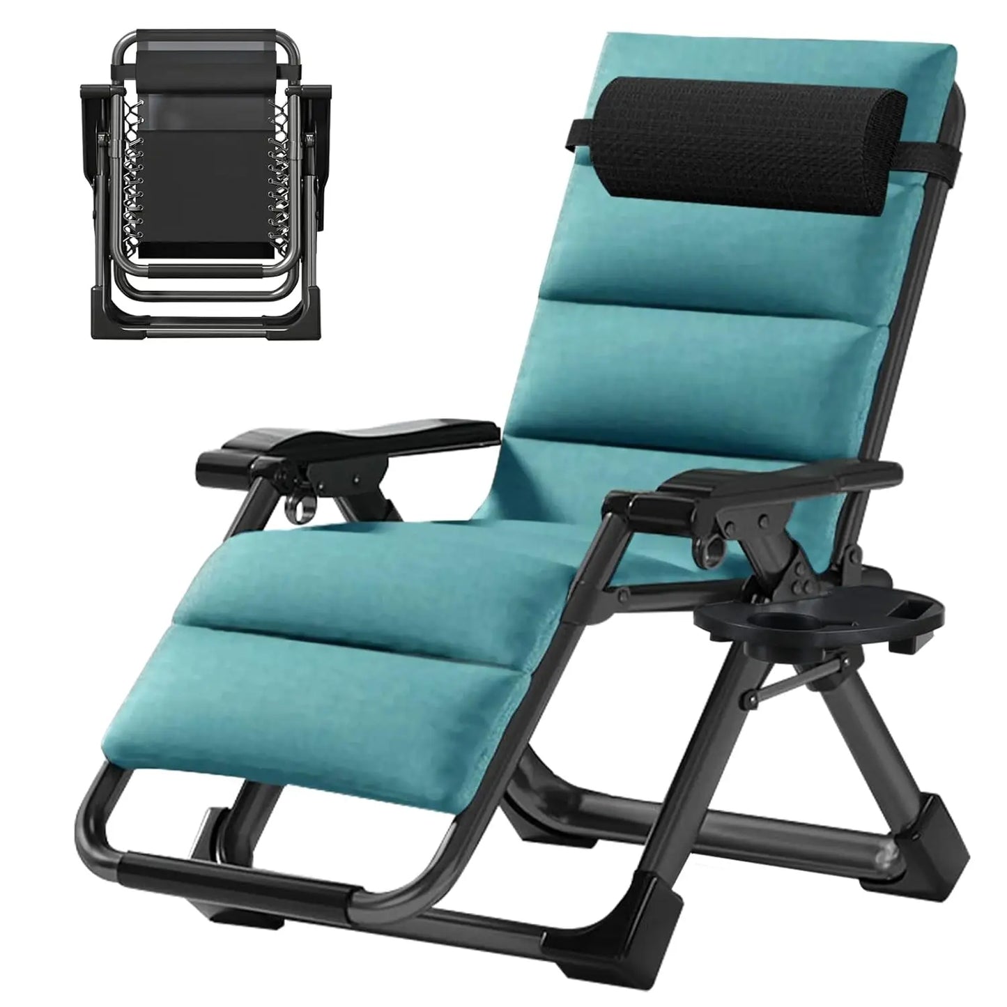Zero Gravity Chair,Premium Outdoor Lawn Folding Lounge Chairs,Sturdy Adjustable Reclining Patio Chairs with, Customized