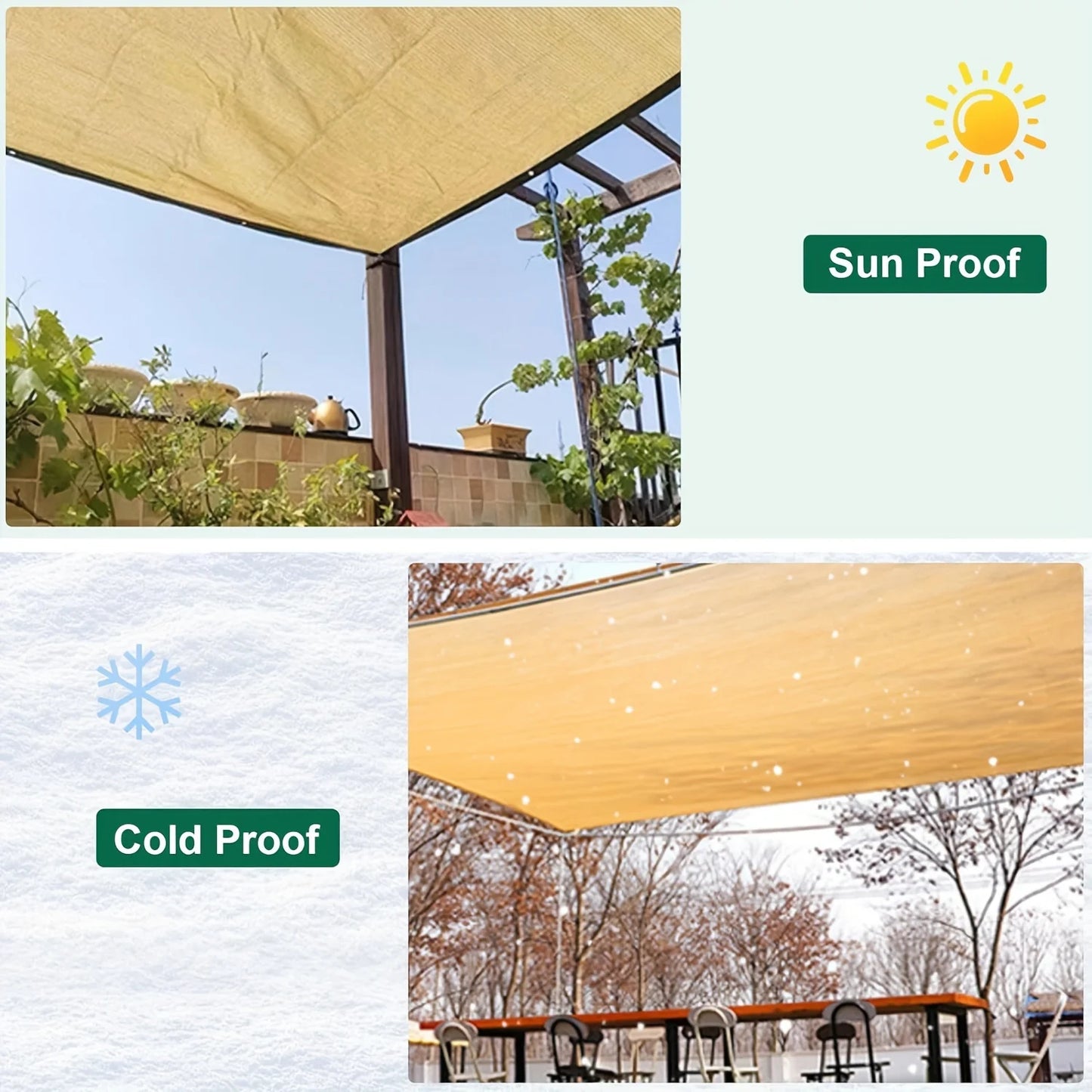 【Greenhouse Shade Net】Adopting a Specially Dense Mesh Design and Equipped with Adjustable Fasteners, It Can Precisely Adjust the L [Unclear Abbreviation, Likely Meant to Be "Light"]
